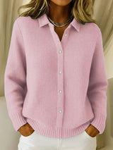 Katrina | Cardigan de punto texturizado con botones