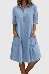 Modo Viva® | Vestido de denim cómodo y favorecedor