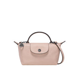 MINI BOLSO DE PIEL LONGCHAM | ROSA
