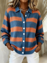 Livia | Cardigan de punto a rayas