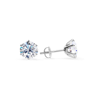 Pendientes de oro blanco chic Tera