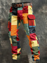 Evan | Pantalones cargo patchwork para hombre