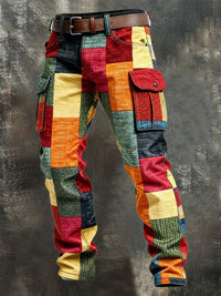 Evan | Pantalones cargo patchwork para hombre
